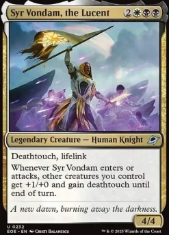 Syr Vondam, the Lucent (Enkeltkort)* Singles (Løskort)|Singles (Løskort)