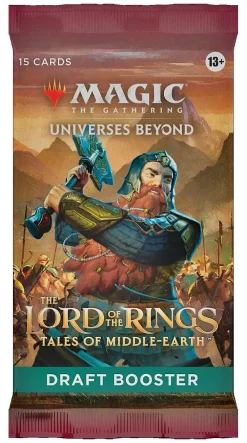 Lord of the Rings Tales of Middle Earth Magic the Gathering Tales of Middle Earth Draft Booster Pakke* Booster Pack