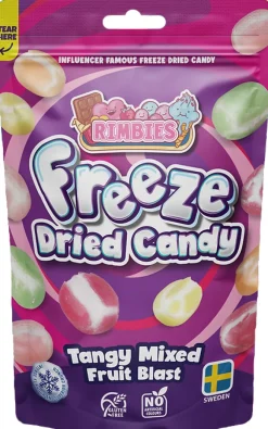 Tangy Mixed Fruit Freeze Dried Candy 80g* Godteri