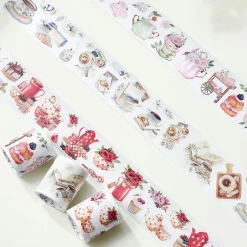 Tilbehør^Tea Temptations Washi Tape Sticker Set