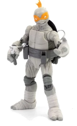 Actionfigurer^Teenage Mutant Ninja Turtles IDW Comics Black & White BST AXN Action Figure 4-Pack 13 cm