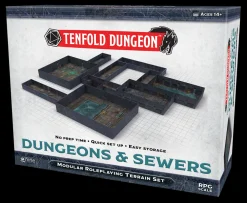 Gale Force Nine Terreng & Tilbehør^Tenfold Dungeon Dungeons & Sewers