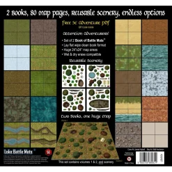 Loke Battle Mats Kart & Battlemaps^Terrain Set Build Your Own Battle Maps