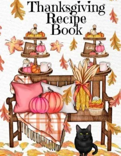 Sugar Spice Kokebøker^Thanksgiving Recipe Book: Holiday Recipes Instant Pot Cookbook With Blank Pages - Southern Crockpot Dishes, Festive Meal Ideas & Delicious Pumpkin Spice Desserts - 8.5 x 11 Inches, 120 Pages, Fall Season Decor Printed Art Cover