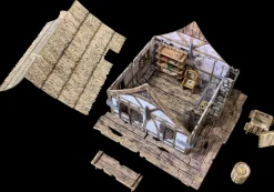 Battle Systems Thatched Cottage , Fantasy Terrain* Kart & Battlemaps|Terreng & Tilbehør