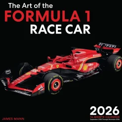 James Mann The Art of the Formula 1 Race Car 2026: 16-Month Calendar--September 2025 through December 2026* Kalendere