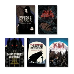 unknown author Samlebokser^The Edgar Allan Poe Collection: 5-Book paperback boxed set (Arcturus Classic Collections)