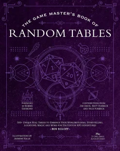 Ben Egloff The Game Master's Book of Astonishing Random Tables: 300+ Unique Roll Tables to Enhance Your Worldbuilding, Storytelling, Locations, Magic and More for 5th Edition RPG Adventures* Spill Og Aktiviteter