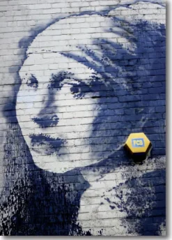 The Girl with the Pierced Eard, Doble kort 120x170mm* Kort, Bursdag & Anledning