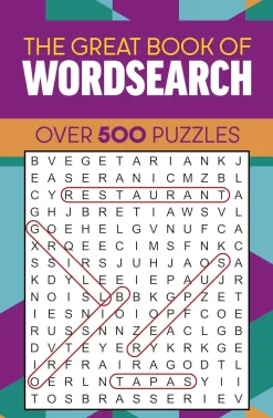 Eric Saunders Spill Og Aktiviteter^The Great Book of Wordsearch: Over 500 Puzzles