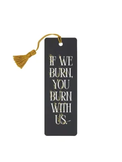 Out of Print The Hunger Games: You Burn with Us Bookmark* Bokmerker