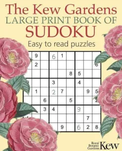 Eric Saunders The Kew Gardens Large Print Book of Sudoku* Spill Og Aktiviteter