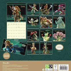 Kalendere^THE LEGEND OF ZELDA 2026 SQUARE CALENDAR