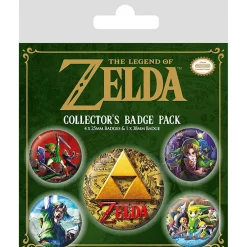 Buttons^The Legend of Zelda Classics Badge Pack