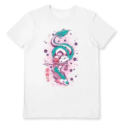 Ilustrata T-Skjorter^The Princess And The Dragon T-Shirt