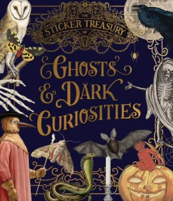 Håndarbeid^The Sticker Treasury of Ghosts & Dark Curiosities: An eclectic book of stickers for journaling, collaging, scrapbooking and more