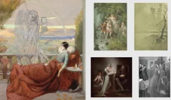 Håndarbeid^The Sticker Treasury of Ghosts & Dark Curiosities: An eclectic book of stickers for journaling, collaging, scrapbooking and more