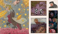 Håndarbeid^The Sticker Treasury of Ghosts & Dark Curiosities: An eclectic book of stickers for journaling, collaging, scrapbooking and more