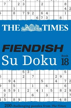 The Times Mind Games Spill Og Aktiviteter^The Times Fiendish Su Doku Book 18: 200 challenging Su Doku puzzles (The Times Su Doku)