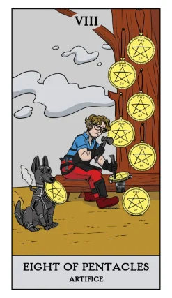 Jef Aldrich The Ultimate RPG Tarot Deck* Kropp, Sinn, & Sjel