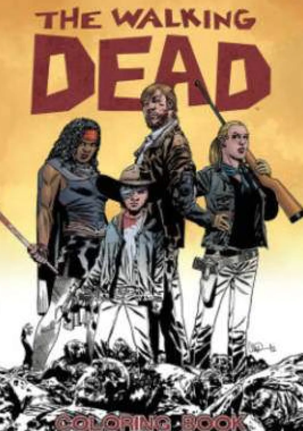 Charlie Adlard Tegnebøker|Tegne & Male^The Walking Dead Coloring Book