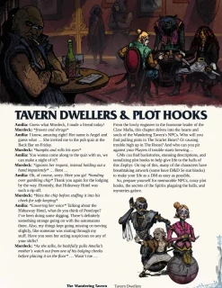 Homie and the Dude Regelbøker^The Wandering Tavern: A Studio Ghibli-inspired floating TTRPG Setting (System Agnostic and 5e compatible)