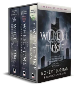 Robert Jordan The Wheel of Time Box Set 5: Books 13, 14 & prequel (Towers of Midnight, A Memory of Light, New Spring)* Samlebokser