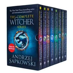 Andrzej Sapkowski Samlebokser^The Witcher Boxed Set: The Last Wish, Sword of Destiny, Blood of Elves, Time of Contempt, Baptism of Fire, The Tower of The Swallow, The Lady of the Lake, Season of Storms