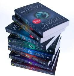 Andrzej Sapkowski Samlebokser^The Witcher Boxed Set: The Last Wish, Sword of Destiny, Blood of Elves, Time of Contempt, Baptism of Fire, The Tower of The Swallow, The Lady of the Lake, Season of Storms