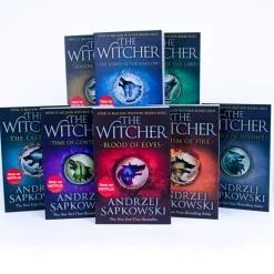 Andrzej Sapkowski Samlebokser^The Witcher Boxed Set: The Last Wish, Sword of Destiny, Blood of Elves, Time of Contempt, Baptism of Fire, The Tower of The Swallow, The Lady of the Lake, Season of Storms