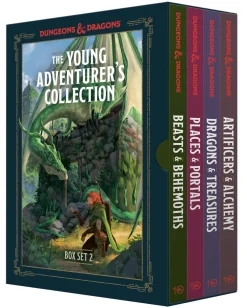 Andrew Wheeler Samlebokser^The Young Adventurer's Collection Box Set 2 (Dungeons & Dragons 4-Book Boxed Set): Beasts & Behemoths, Dragons & Treasures, Places & Portals, Artificers & Alchemy