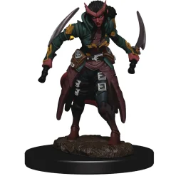 WizKids Karakterer^Tiefling Female Rogue (Wave 6) Icons of the Realms Premium Painted Miniatures Figur