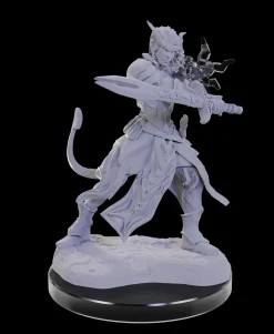 WizKids Karakterer|Tilbehør^Tiefling Warlocks (Wave 22) Dungeons & Dragons Nolzurs Marvelous Unpainted Miniature