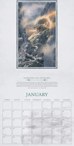 Alan Lee Tolkien Calendar 2026: The Great Tales of Middle-earth* J. R. R. Tolkien|Kalendere