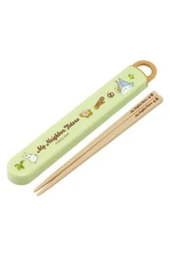 Servisesett^Totoro & Catbus Chopsticks with Box