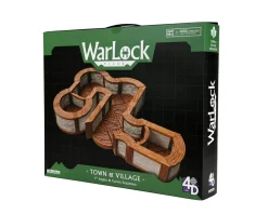 WizKids Terreng & Tilbehør^Town & Village Angles & Curves 1 Inch Expansion Pack Warlock Tiles Box Set