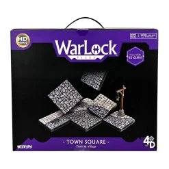 WizKids Town & Village Town Square Warlock Tiles Box Set* Kart & Battlemaps|Terreng & Tilbehør