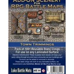 Loke Battle Mats Kart & Battlemaps^Town Trimmings