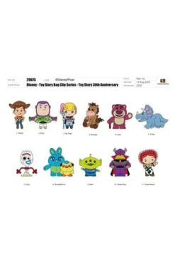 Blind boks Toy Story 30th  Anniversary PVC Bag Clip* Mystery Box