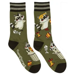 Footclothes Sokker & Fottøy^Trash Panda Pizza Party Socks (36-46)