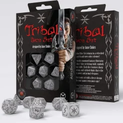 Q-Workshop Tribal Poly Pearl /Brown (7)* Sett