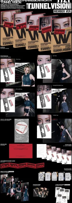 ITZY TUNNEL VISION (MEMBER VER.)* Musikk|K-Pop & Musikk