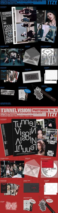 ITZY Musikk|K-Pop & Musikk^TUNNEL VISION (PHOTOBOOK VER.)