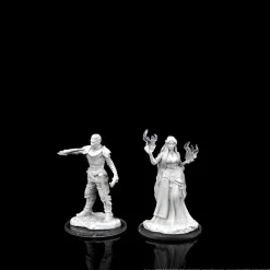 WizKids Turst Militia Swordsman & Lyrengorn Holy Priest (Wave 2) Critical Role Unpainted Miniatures Figur* Karakterer