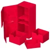 Twin Flip 'n' Tray Deck Case Red Monocolor XenoSkin (266+)* Deck-Bokser & Oppbevaring