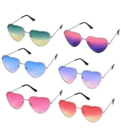 Pride Hodeplagg^Two Tone Heart Sunglasses (One pair)
