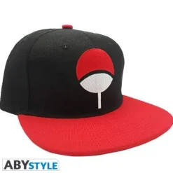 Naruto Shippuden Uchiha Black & Red Snapback Cap* Hodeplagg