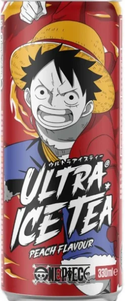 One Piece Drikke^Ultra Ice Tea Fersken Luffy 330 ml