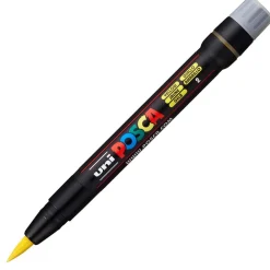 Posca Brush Uni POSCA PCF350  Brush 110mm  2 Yellow* Tegne- & Maleutstyr