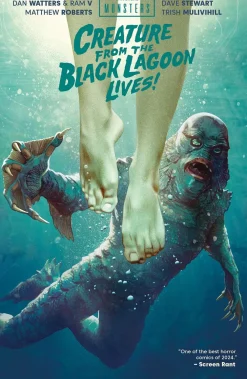 Dan Watters Universal Monsters Black Lagoon Cover B Middleton, Universal Monsters Black Lagoon Cover B Middleton* Skrekk & Grøss